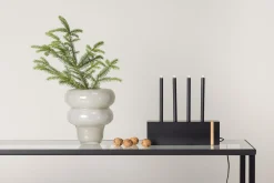 Ljusstake & kandelaber för bord Venture Home Fjällberget Ljusstake Black
