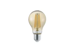 LK LED E27 filament classic 4W 470lm 2700K brun