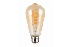 LK LED E27 filament industrial 4W 200 lm 1800K brun