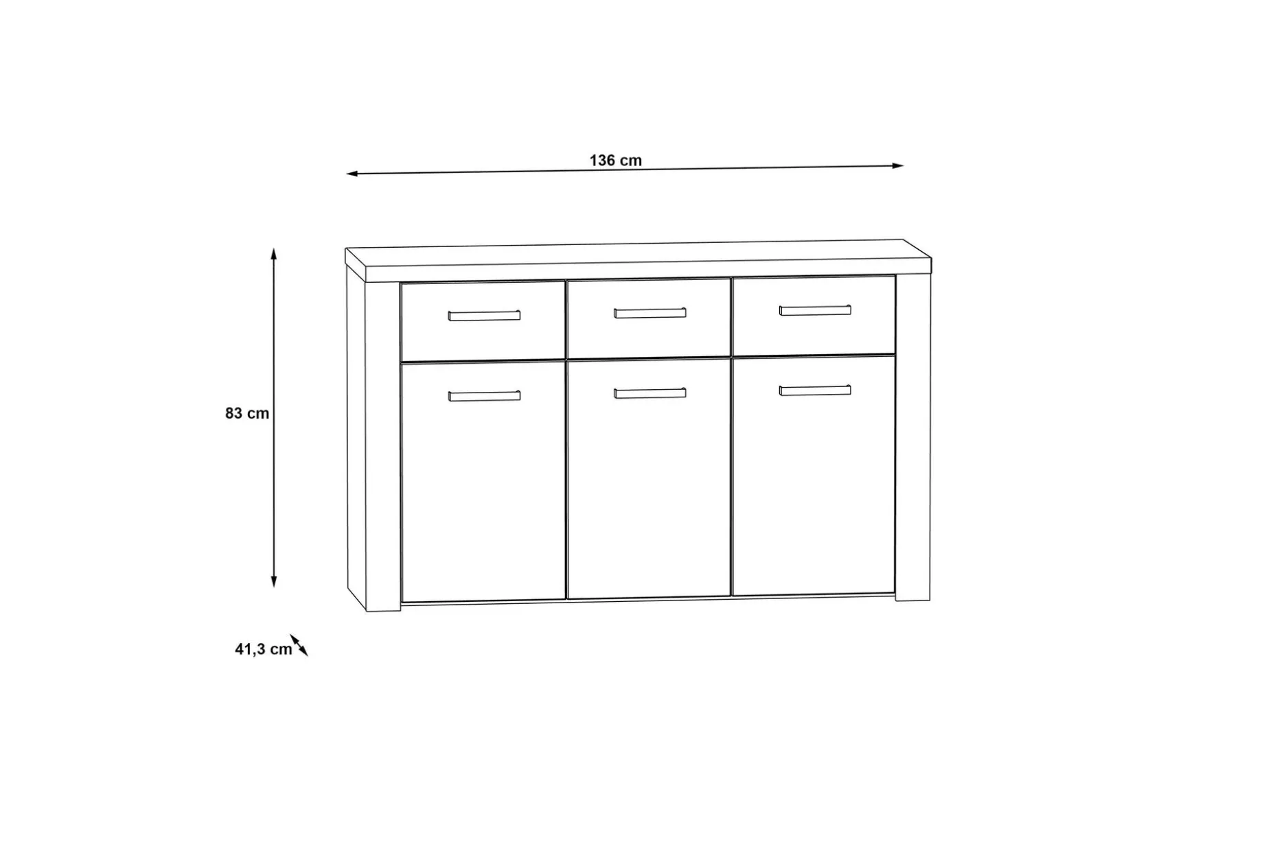 Loannia Sideboard 41x136 cm