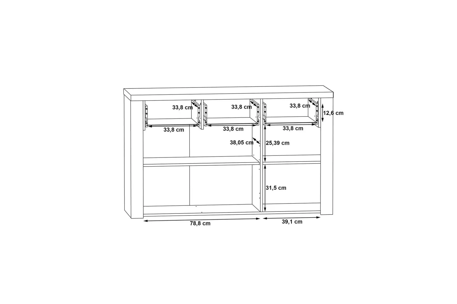 Loannia Sideboard 41x136 cm
