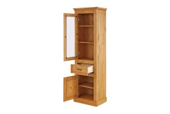 Loft24 Jools Smalt Vitrinskåp 38 cm djup 55 cm bred 180 cm hög Trä