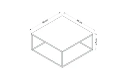 Loni Soffbord 90 cm