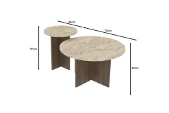 Lorricus Soffbord 70 cm Rund
