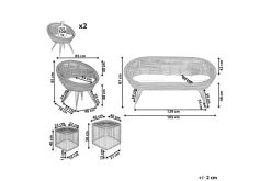 Loungegrupp Maratea/Cesenatico 4-Sits