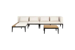Loungegrupp med bord Bracciano 4-Sits