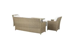 Loungegrupp med bord Fonti Vit/brun