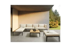 Loungegrupp med fotpall Bracciano 4-Sits