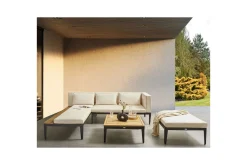 Loungegrupp med fotpall Bracciano 3-Sits