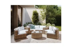 Loungegrupp Severo Brun/Vit