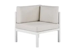 Loungegrupp Utomhus vit/brun BORELLO