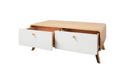 Lowboard Cassie 100x51x40 cm, Ek/Vit