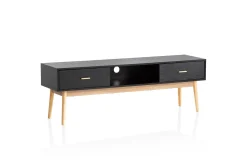 Lowboard Wohnling Ek folierad 2 lådor modern med förvaring modern