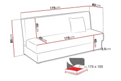 Lucille Bäddsoffa