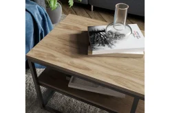 Lunnom Soffbord 110 cm med Förvaring Hylla