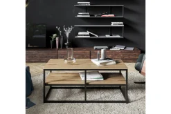 Lunnom Soffbord 110 cm med Förvaring Hylla