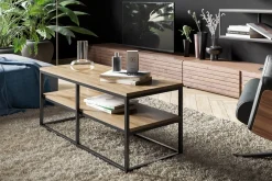 Lunnom Soffbord 110 cm med Förvaring Hylla