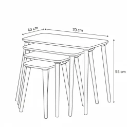 Lyvenn Satsbord 70 cm
