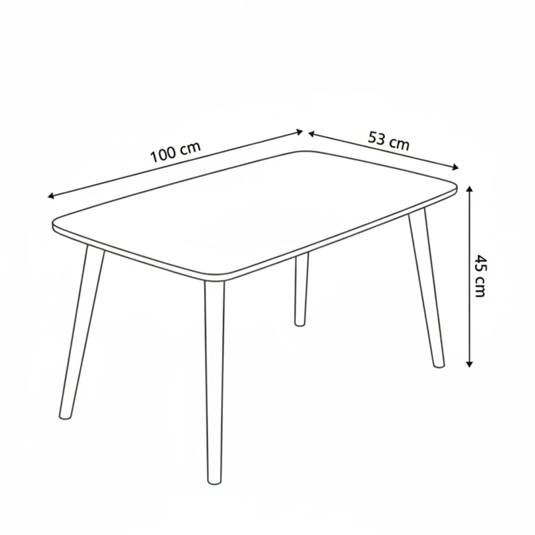 Lyvenn Soffbord 100 cm Rektangulär