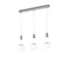 Madison LED Taklampa 3L borstad stål