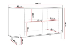 Maggio Skänk 139x43 cm