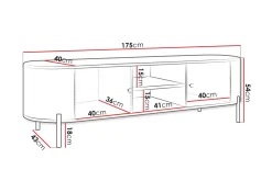 Maggio Tv-bänk 175x43 cm