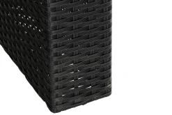 Majestic Matbord Utomhus 210x100 cm – Utebord i konstrotting med bordsskiva i Glas för Trädgård och Altan