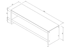 Malmby TV-bänk 140 cm