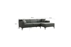 Malpani Soffa med Divan 3-sits