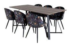 Malvina Matgrupp 180 cm inkl 6 Sedavi Stolar