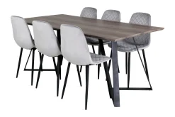 Malvina Matgrupp 180 cm inkl 6 Ypas Stolar