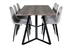 Malvina Matgrupp 180 cm inkl 6 Ypas Stolar