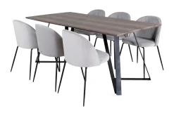 Malvina Matgrupp 180 cm inkl 6 Foyos Stolar