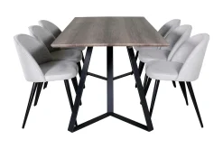 Malvina Matgrupp 180 cm inkl 6 Sedavi Stolar