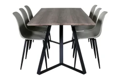 Malvina Matgrupp 180 cm inkl 6 Ypas Stolar