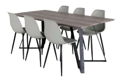 Malvina Matgrupp 180 cm inkl 6 Ypas Stolar