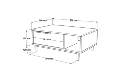 Manku Soffbord 90 cm