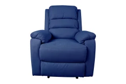 Manuel Recliner Fåtölj Manuell Mörkblå