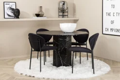 Marbs Matgrupp 110 cm Rund inkl 4 Moncoll Stolar