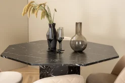 Marbs runt matbord med 4st Velvet matstol