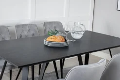 Marina Matgrupp 180 cm Rektangulär med 6 Velvet Deluxe stolar