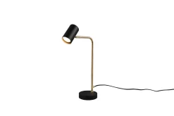 Marley Bordslampa GU10 mattmässing/ mattsvart