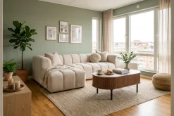 Marlow 3-sits Bubblig Divansoffa vänster