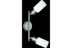 Mars Spotlight 2L E14 borstad stål/ vit