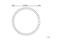 Marts Jutematta 140 cm Rund
