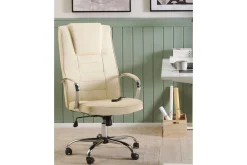 Massagestol Grandeur Beige/Silver
