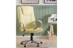 Massagestol Grandeur II Beige/Silver