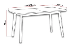 Matbord 140cm