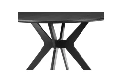 Matbord Loft24 Philip Matbord Rund 110 cm Svart