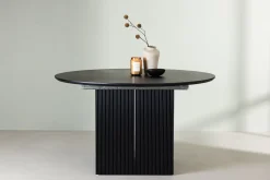 Matbord Matilda Dining Table Extendable 130/180 - Black / MDF with veneer Black